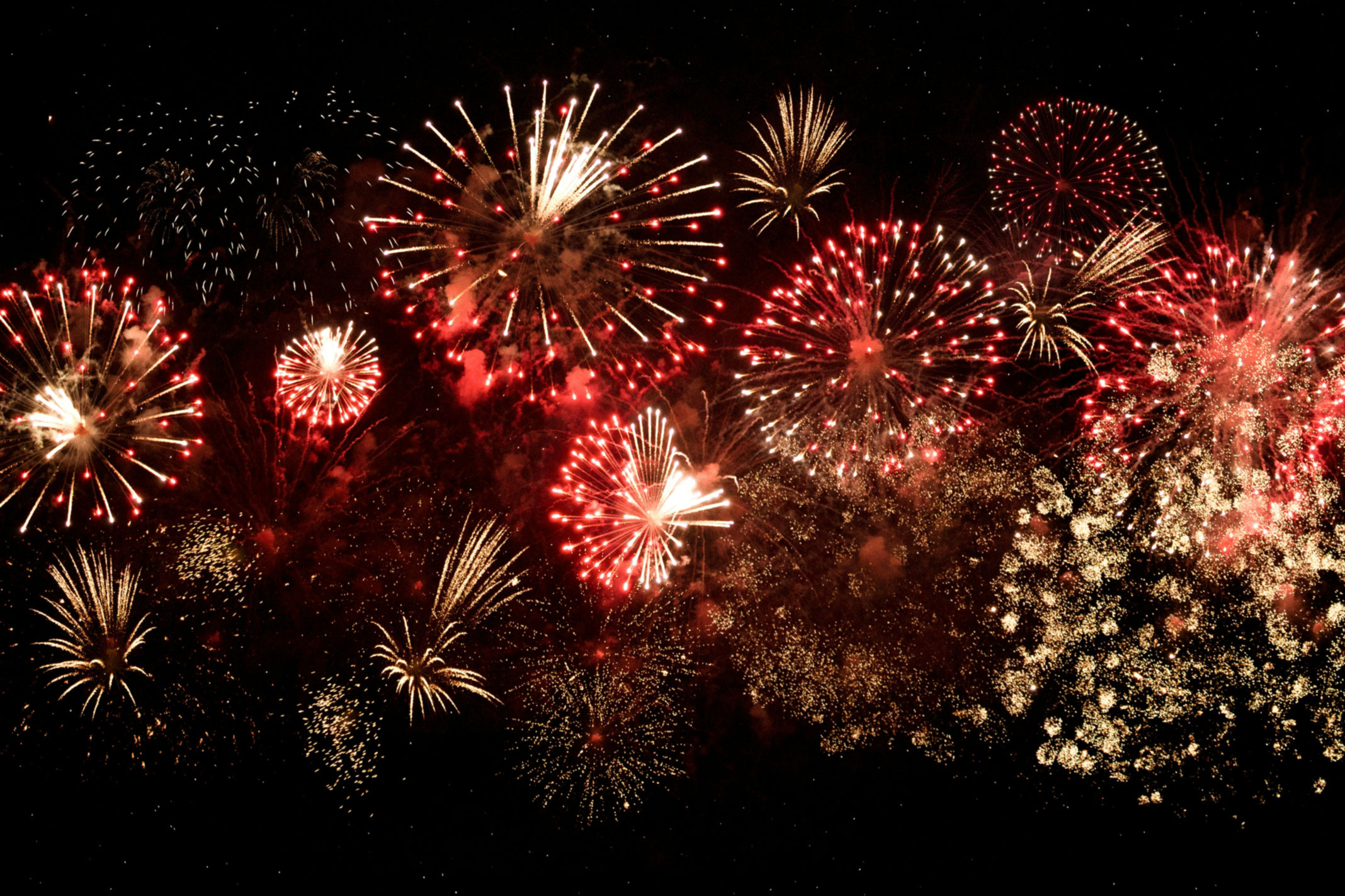 Feuerwerk bei einer Veranstaltung